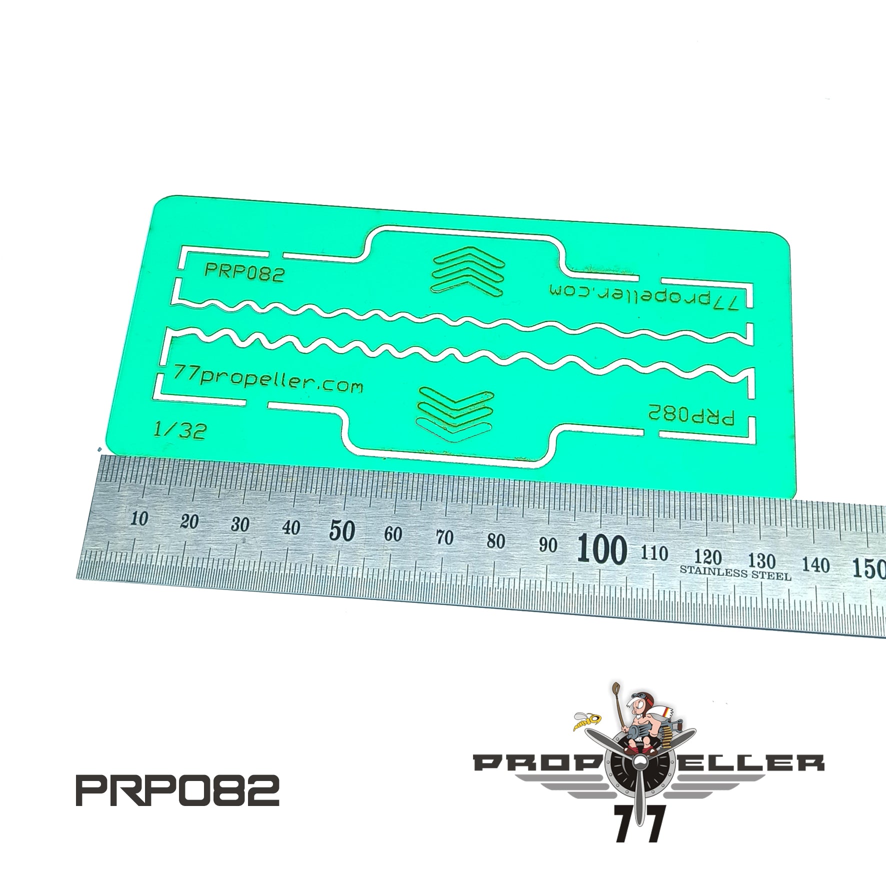 77 Propeller 1/32 Fw 190 Bf 109 主翼前縁ウェーブ迷彩テンプレート No.1 PRP082