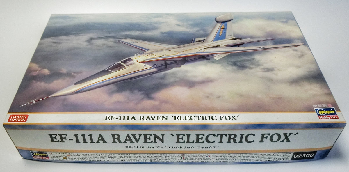 ハセガワ 1/72 EF-111A レイブン エレクトリック フォックス 02300 外箱
