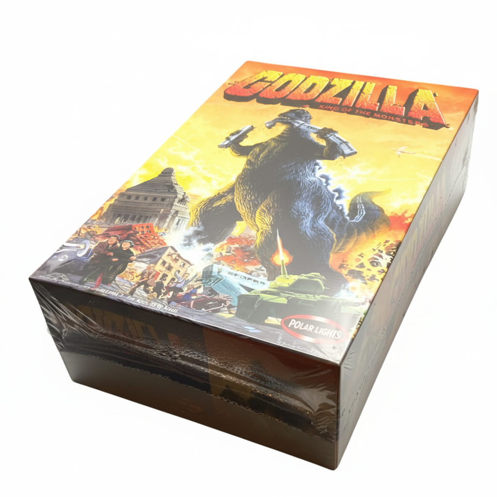 斜め角度からの正面パッケージ(ゴジラ『キング・オブ・ザ・モンスターズ』)プラモデル ポーラーライツ No.5012
