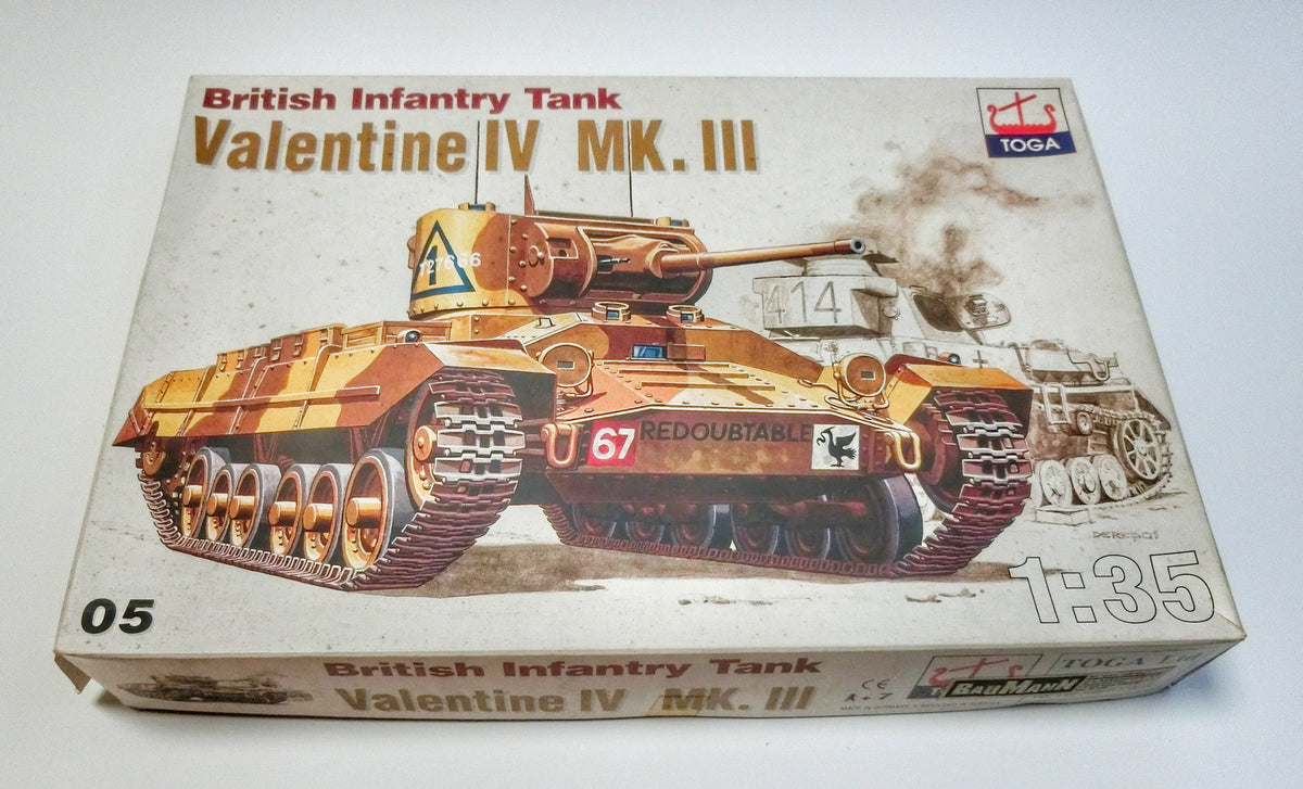 TOGA 1/35 イギリス歩兵戦車 バレンタイン IV Mk.III 05 外箱正面