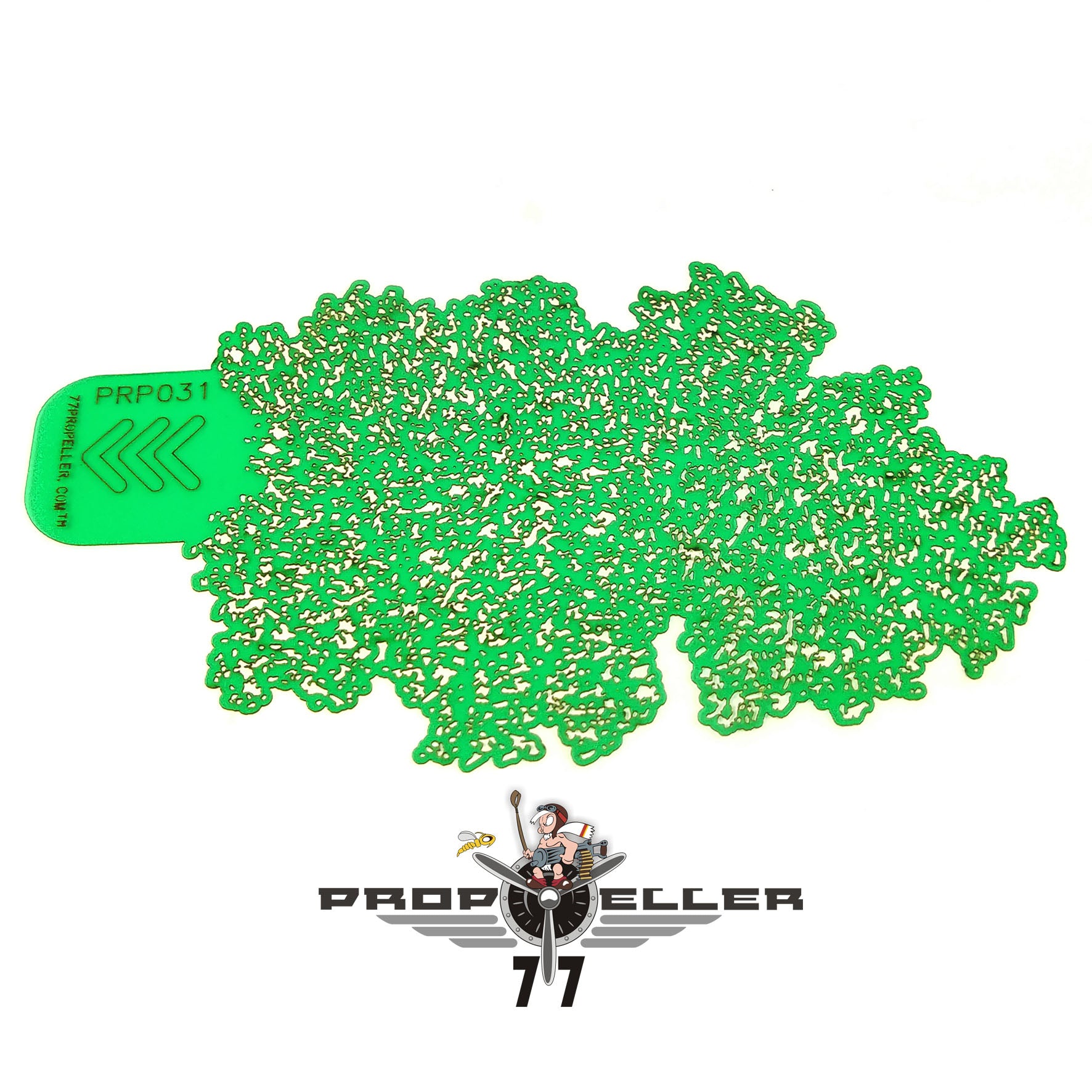 77 Propeller PRP028「Set 5」付属のPRP031エアブラシステンシル（110×70mm）