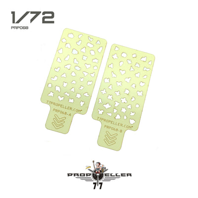77 Propeller 1/72 Italian Camouflage Template Variant A 2 Pieces PRP068 template A and B