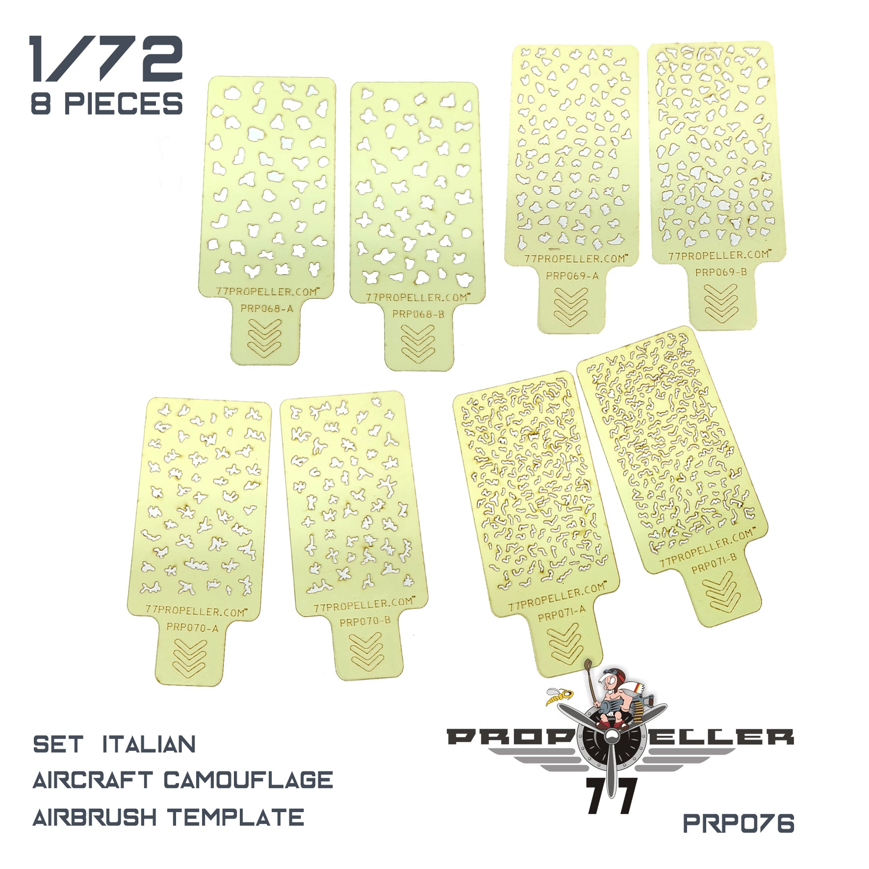 77 Propeller 1/72 Italian Camouflage Set – 8 Pieces PRP076