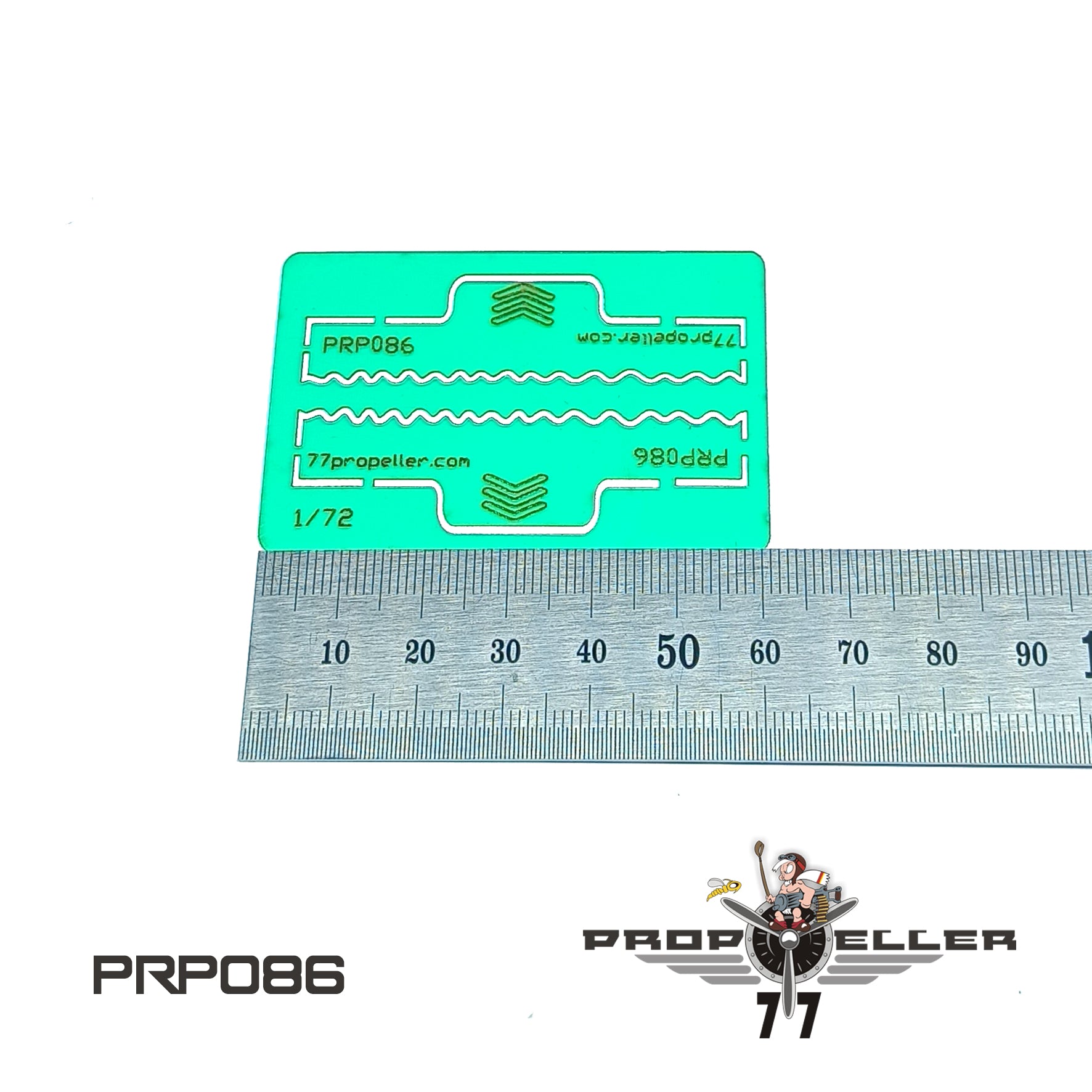 77 Propeller 1/72 Fw 190 Bf 109 主翼前縁ウェーブ迷彩テンプレート No.1 PRP086