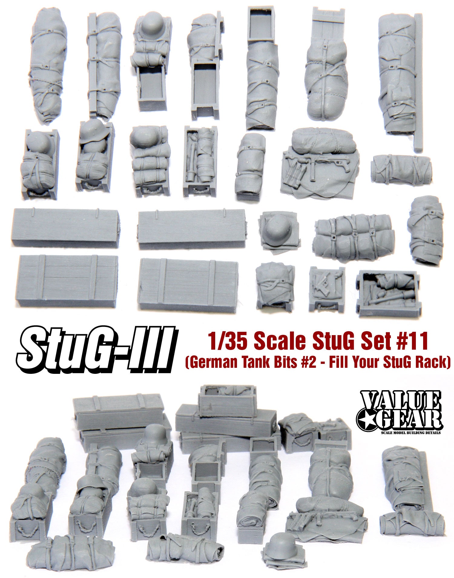 German Tank Bits #2 (24 Pieces)