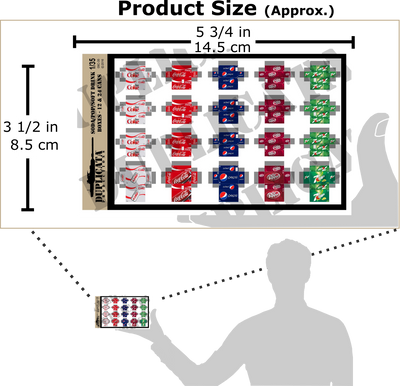 スケールモデル用ペーパーフラッグの使用例（掲揚・垂らし・破れ表現の作例）