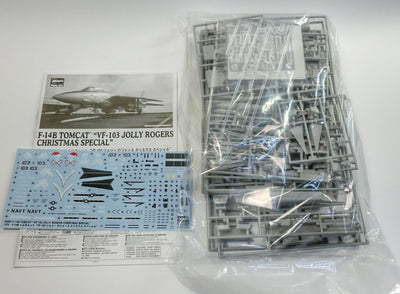 ハセガワ 1/72 F-14B VF-103 クリスマス スペシャル 内容物・パーツ・デカール・説明書類