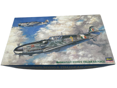 ハセガワ 1/48 メッサーシュミット Bf109G-6 イタリア空軍 09266 箱上面