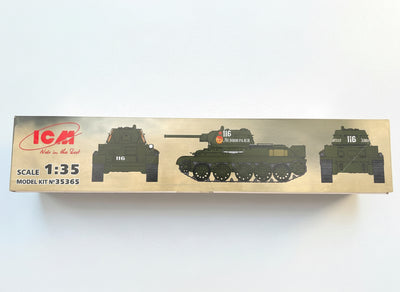 側面図（車両3面図）— ICM T-34/76（1943年初期型）
