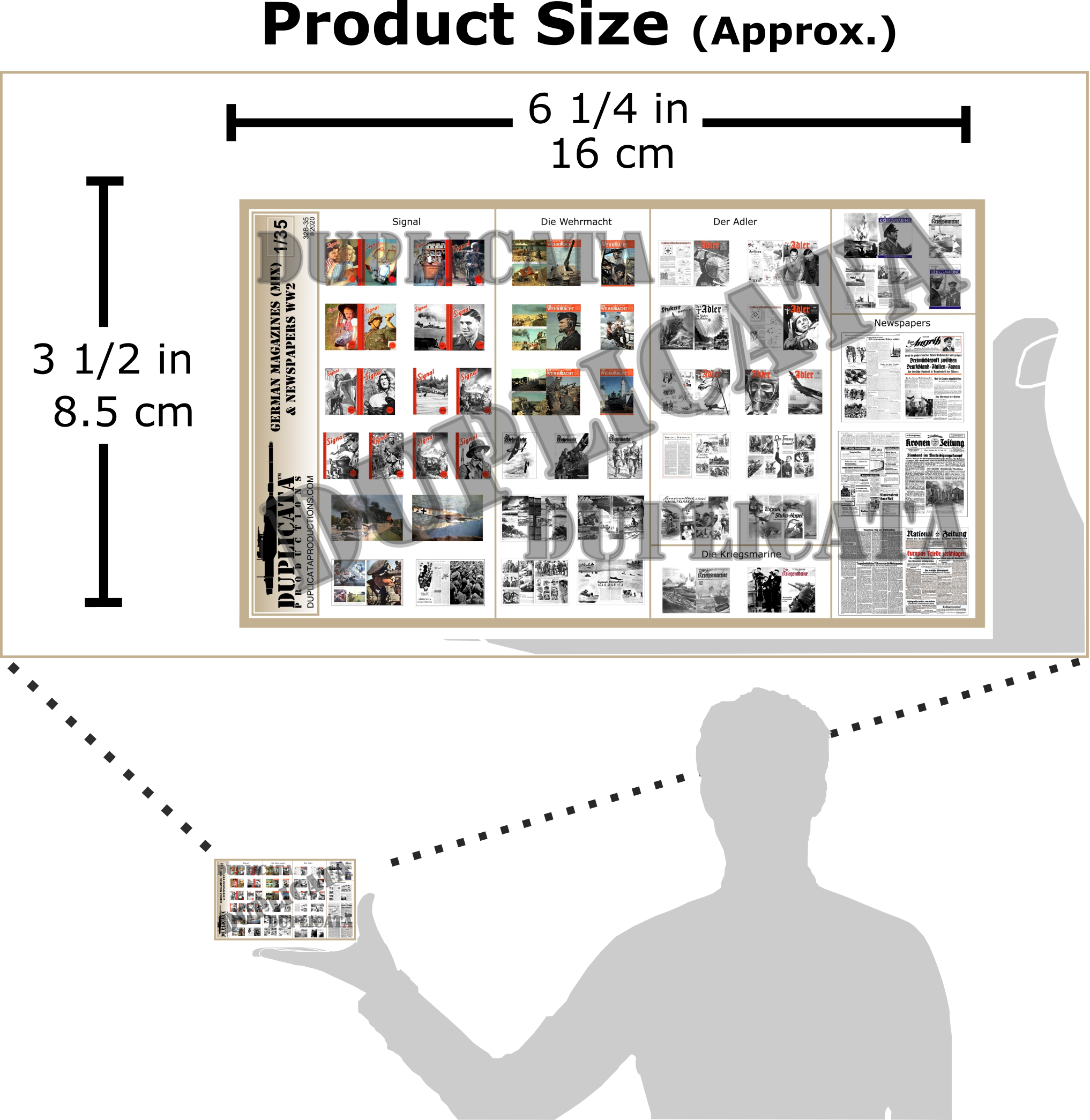 Duplicata ドイツ軍 雑誌・新聞 WWII（1/35）