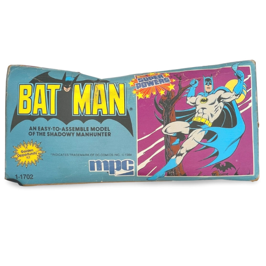 MPC バットマン スーパー・パワーズ 1/1702 外箱（側面パネルとタイトル）